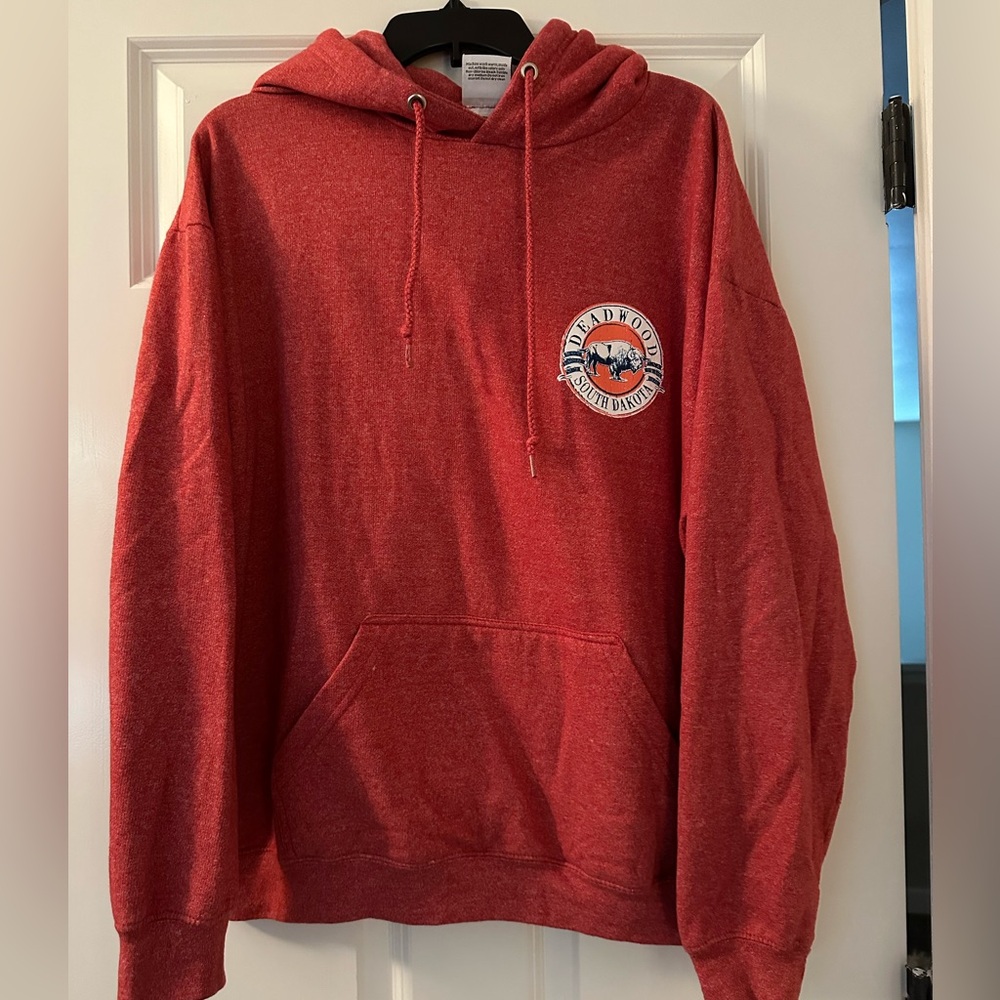Red Deadwood South Dakota Hoodie